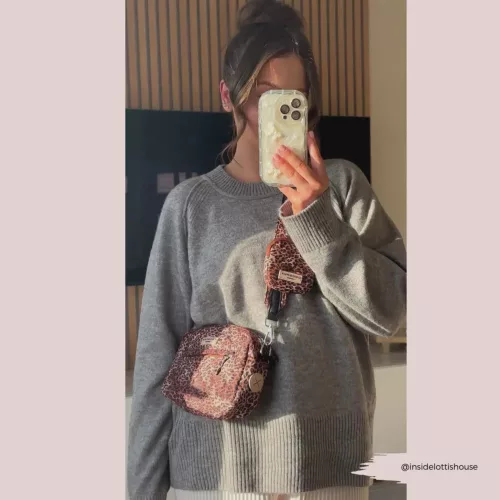 Cocopup London - Táska szíj (Quilted Leopard Pup)