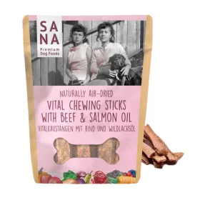   SANA - Fogtisztító Sticks marhával és lazacolajjal (150g)