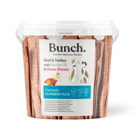   BUNCH - Fogtisztító sticks pulykával, biotinnal és lenolajjal (500g)