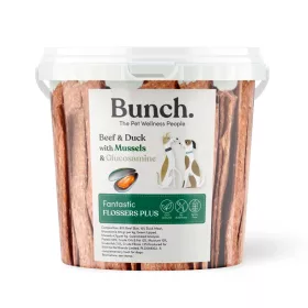   BUNCH - Fogtisztító Sticks kacsával, glükozaminnal és zöldkagylóval (500g)