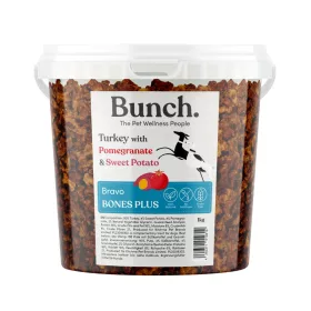   BUNCH - Pulykás tréning snack édesburgonyával és gránátalmával (1kg)