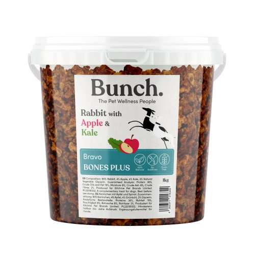 BUNCH - Nyúlhúsos tréning snack almával és kelkáposztával 1 kg