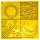 Sodapup - Lickmat Sky Design Large – Yellow