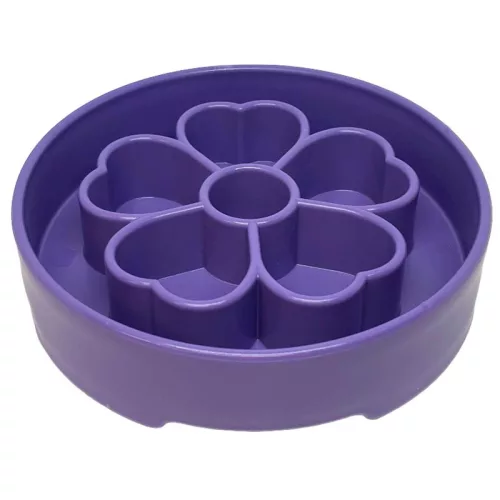 Sodapup Flower Design Ebowl Slow feeder lila