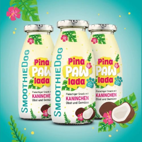 SmoothieDog - Nyúlhús smoothie kutyáknak 250 ml - Summer Edition