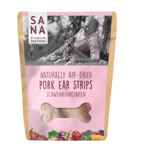 SANA - Sertésfül csíkok kutyáknak 1,5 kg
