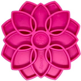   Habzsolásgátló tál kutyáknak, méreganyagmentes, SodaPup® Mandala rózsaszín