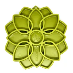   Habzsolásgátló tál kutyáknak, méreganyagmentes, SodaPup® Mandala zöld