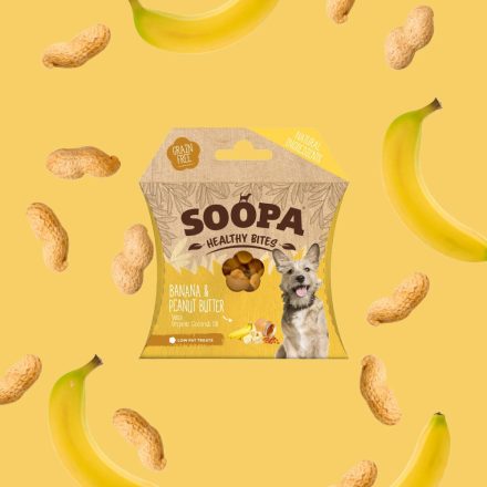 SOOPA Healthy Bites Banán- és mogyoróvaj (50g)