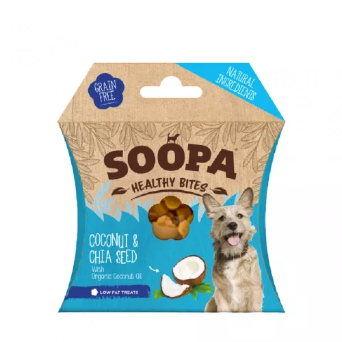 SOOPA Healthy Bites Kókusz- és Chiamag (50g)