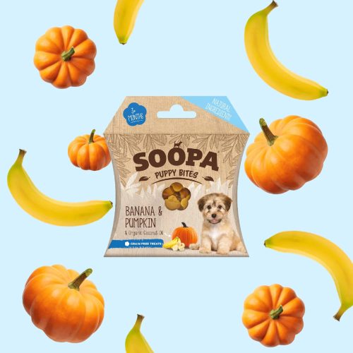 SOOPA SOOPA HEALTHY BITES  - PUPPY Banán és sütőtök