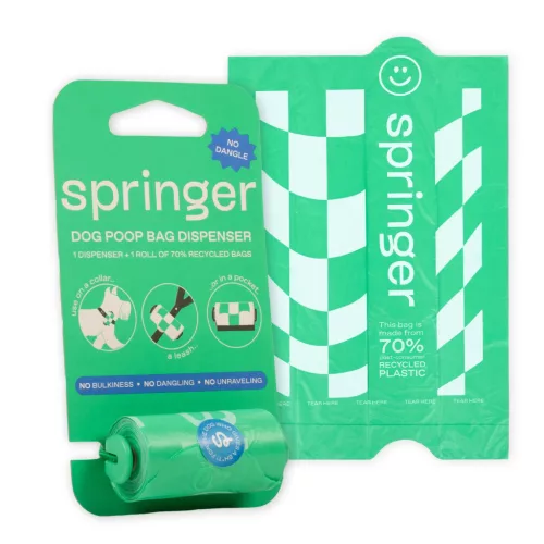 SPRINGER - Premium Dog Poop Waste Bag Dispenser 