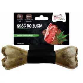   Rágócsont az erős ízületekhez, marhahússal és kenderrel