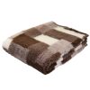 Blovi DryBed VetBed A+ - Non-Slip Pet Bed, Brown Checkered (Patchwork)