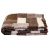 Blovi DryBed VetBed A+ - Non-Slip Pet Bed, Brown Checkered (Patchwork)