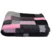 DryBed VetBed A+ - Non-Slip Pet Bed, Pink Checkered (Patchwork)