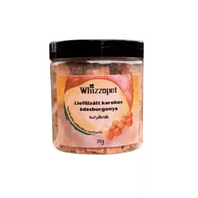 Whizzopet - Karobos édesburgonya liofilizált jutalomfalat