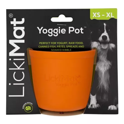 LickiMat® Yoggie Pot narancs