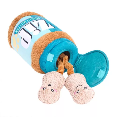 ZippyPaws - Bungee Burrow – Peanut Butter Jar