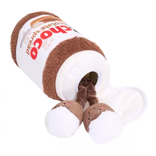 ZippyPaws - Bungee Burrow – Chocolate Spread Jar